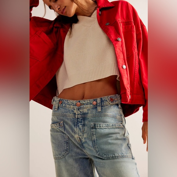 We The Free Palmer Cuffed Jean in La La Land Sz 26 - Picture 5 of 8